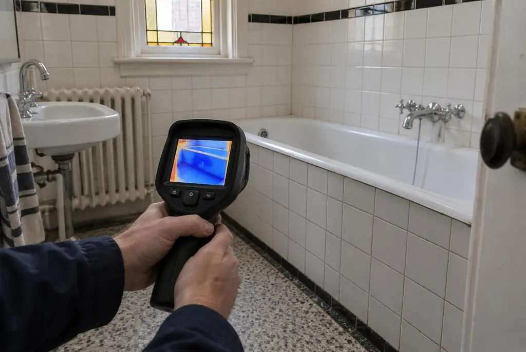 Lekdetectie Oss – onderzoek in een badkamer van een oudere woning