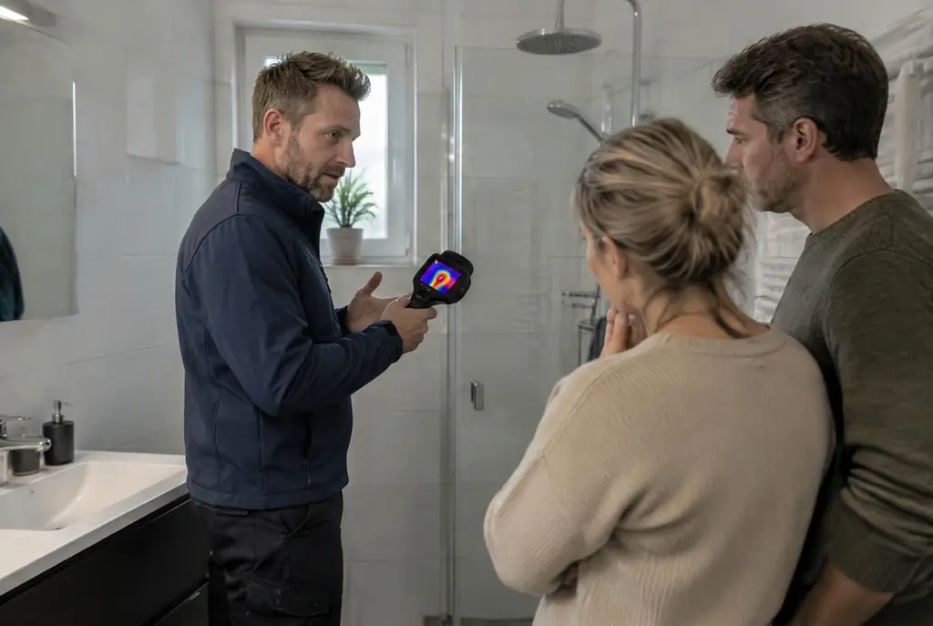 Lekdetectie Oss – specialist legt bevindingen uit aan bewoner
